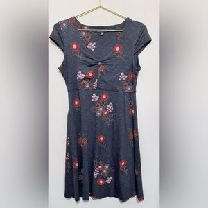 NWOT Toad&Co Rosemarie Organic Cotton Dress in Blie Floral Like New, Sz S